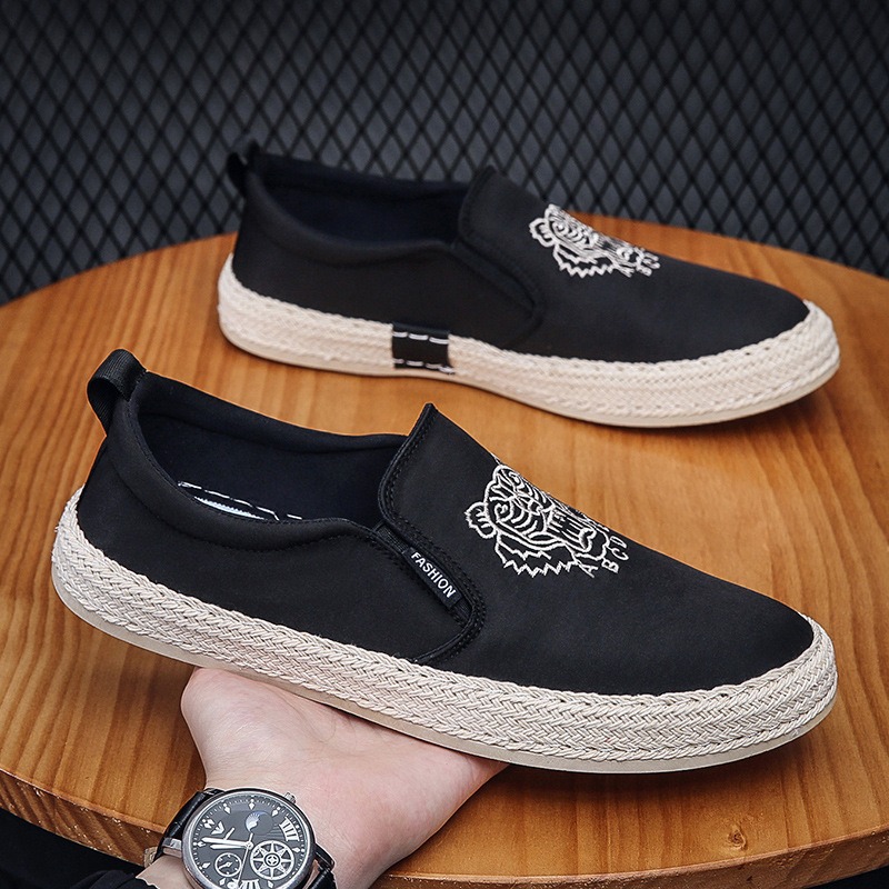 Men'S Shoes Loafers Casual - Schwarze atmungsaktive Schuhe für Herren, Luxus-Loafer,