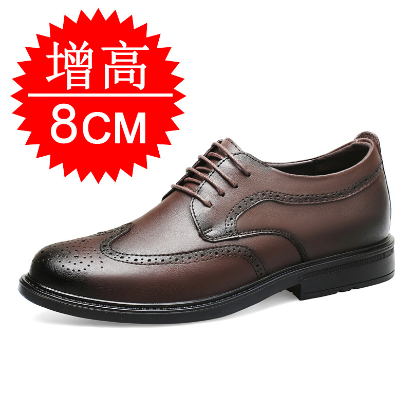 Men Shoes Formal - Herren Unsichtbare Höhenerhöhende Schuhe 8 Cm