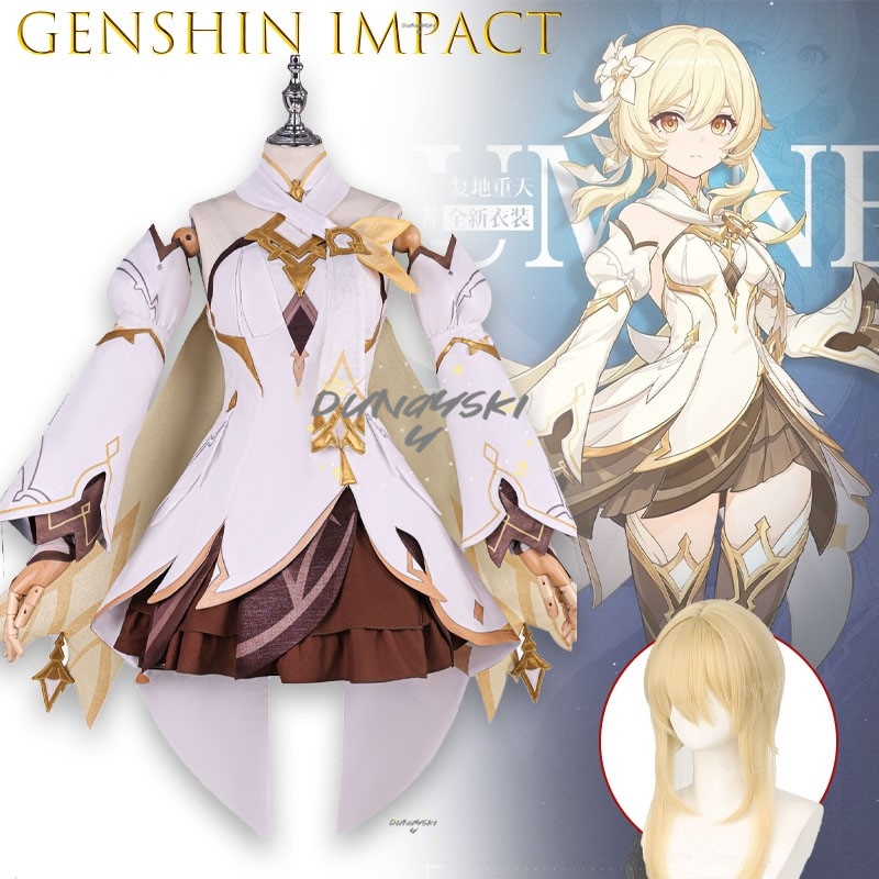 Men Shoes Europe To Us - Genshin Impact Lumine Aether Heaven And