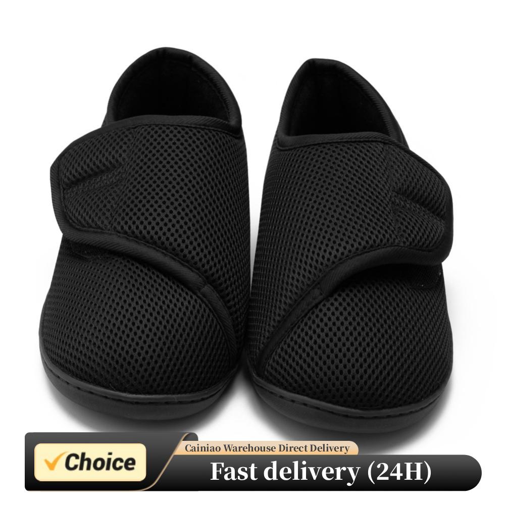Men'S Shoes For Plantar Fasciitis - Unisex Diabetikerschuhe, breite Gehschuhe, Plüschfutter, leichte