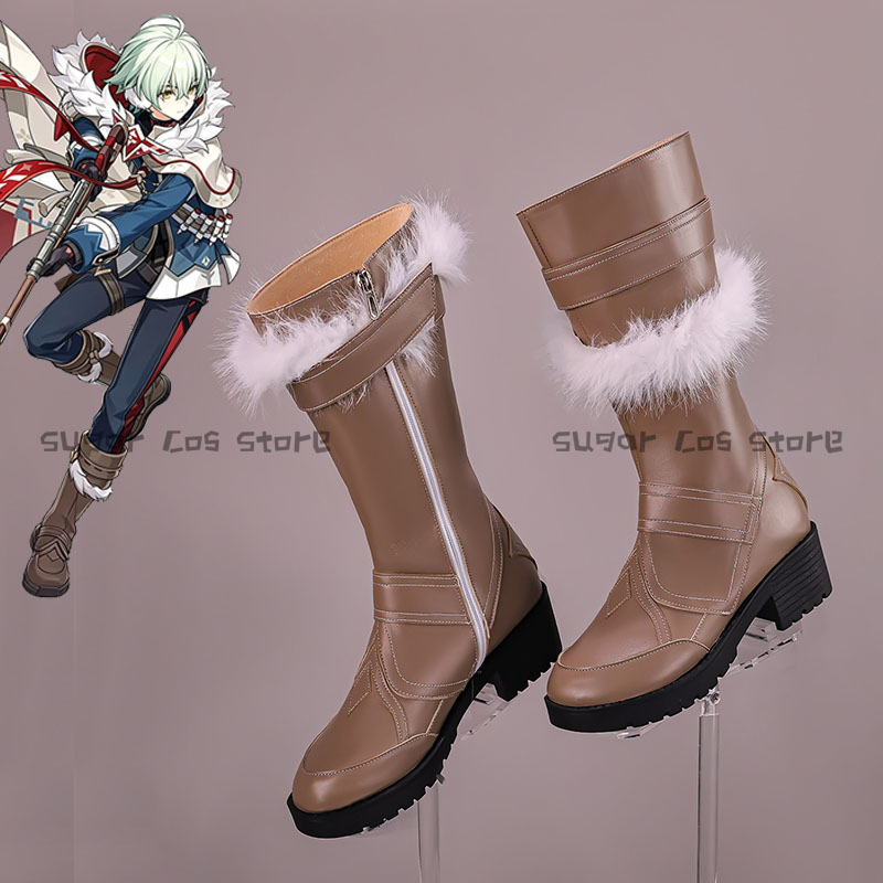 Men Shoes China - Genshin Impact Alyosha Snezhnaya Cosplay Schuhe