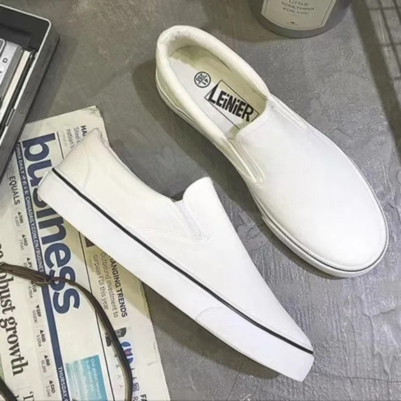 Men Shoes White Colour - 2024 frühling Herbst Mode-Trend Alle-spiel Weiße