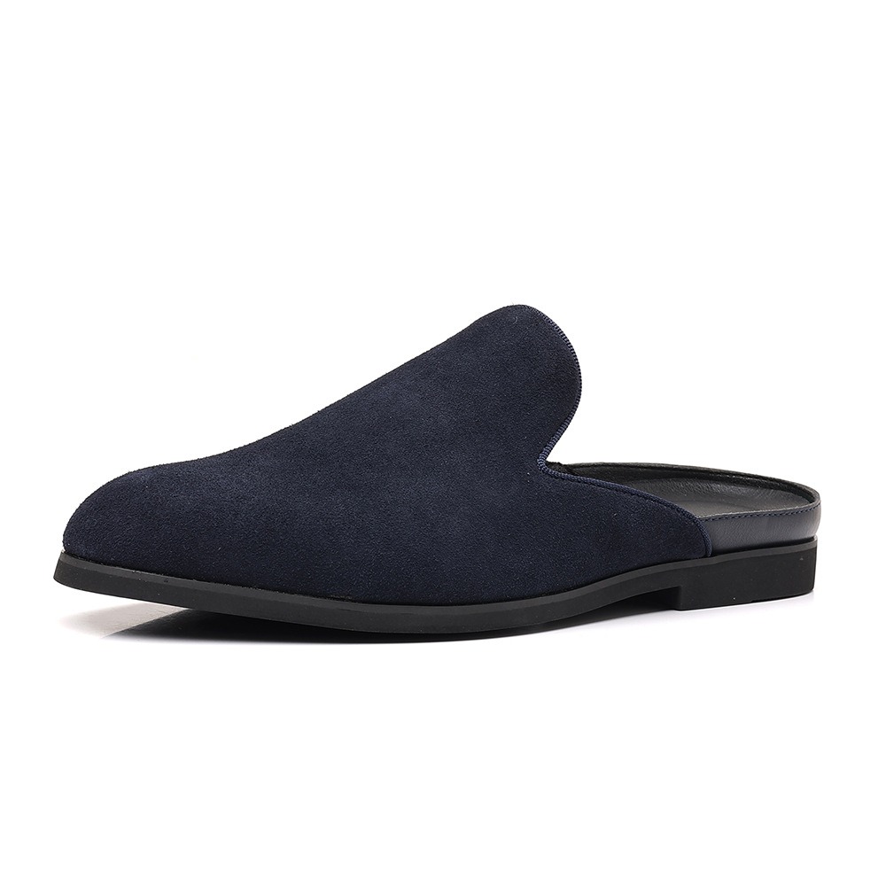 Men Shoes Formal - Wildleder-Mules für Herren, Loafer, formelle Hausschuhe