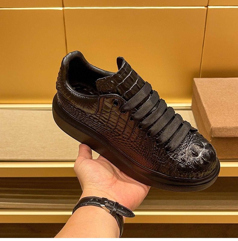 Men'S Shoes Hey Dude - 2025, Sommer-Krokodildruck, schwarze, atmungsaktive Herrenschuhe, lässige