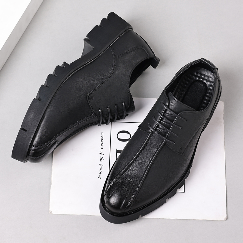Men Shoes Formal - 10 cm höhenvergrößernde Herrenschuhe aus Rindsleder,