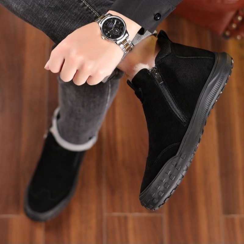 Winter-Herrenschuhe, Plüsch, w – Men'S Shoes Loafers Casual Bewertung und Preis