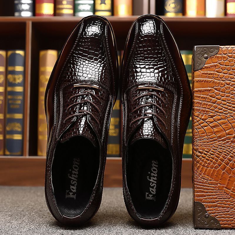 Herren Glänzende Lackleder Bri – Men Shoes Formal Bewertung und Preis