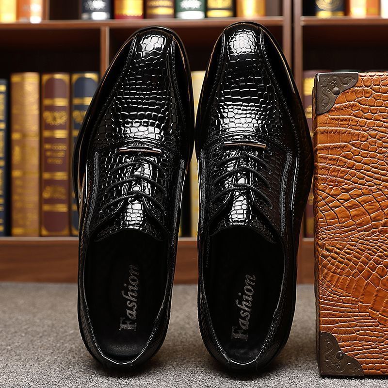Herren Glänzende Lackleder Bri – Men Shoes Formal Bewertung und Preis