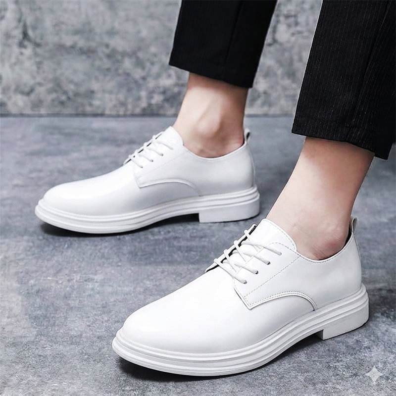 2026 Marken-Komfort-Schnürschu – Men Shoes White Colour Bewertung und Preis
