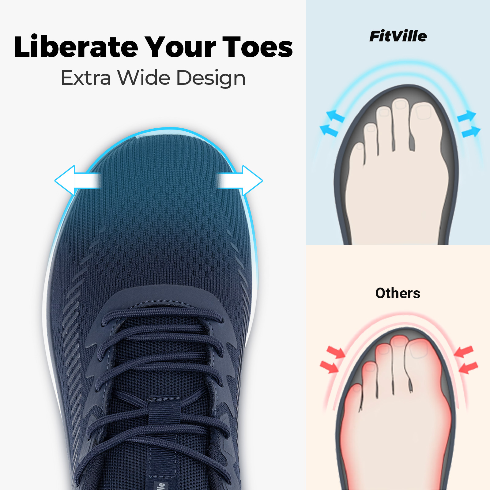 FitVille Herren-Walkingschuhe, – Men'S Shoes For Plantar Fasciitis Bewertung und Preis