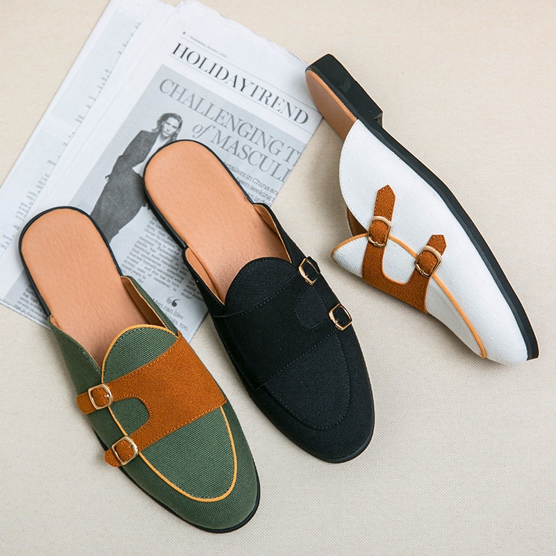 Canvas-Pantoletten, halbe Schu – Men Shoes Formal Bewertung und Preis