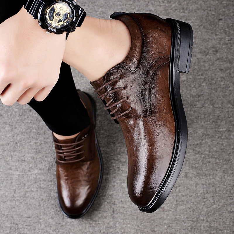 Leder-Freizeitschuhe mit 8cm U – Men Shoes Formal Bewertung und Preis