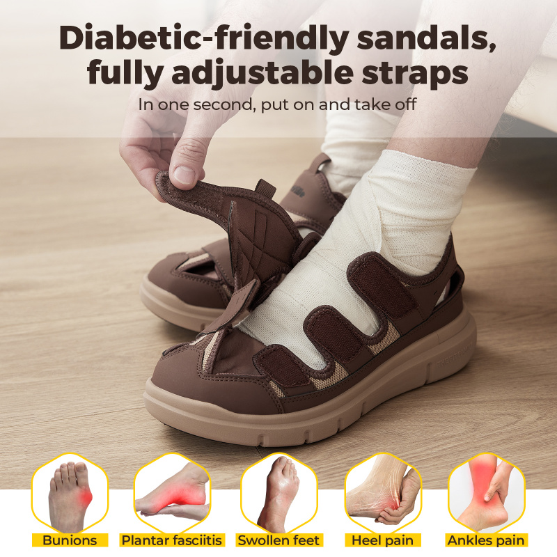 Sommer-Herrensandalen, verbrei – Men'S Shoes For Plantar Fasciitis Bewertung und Preis